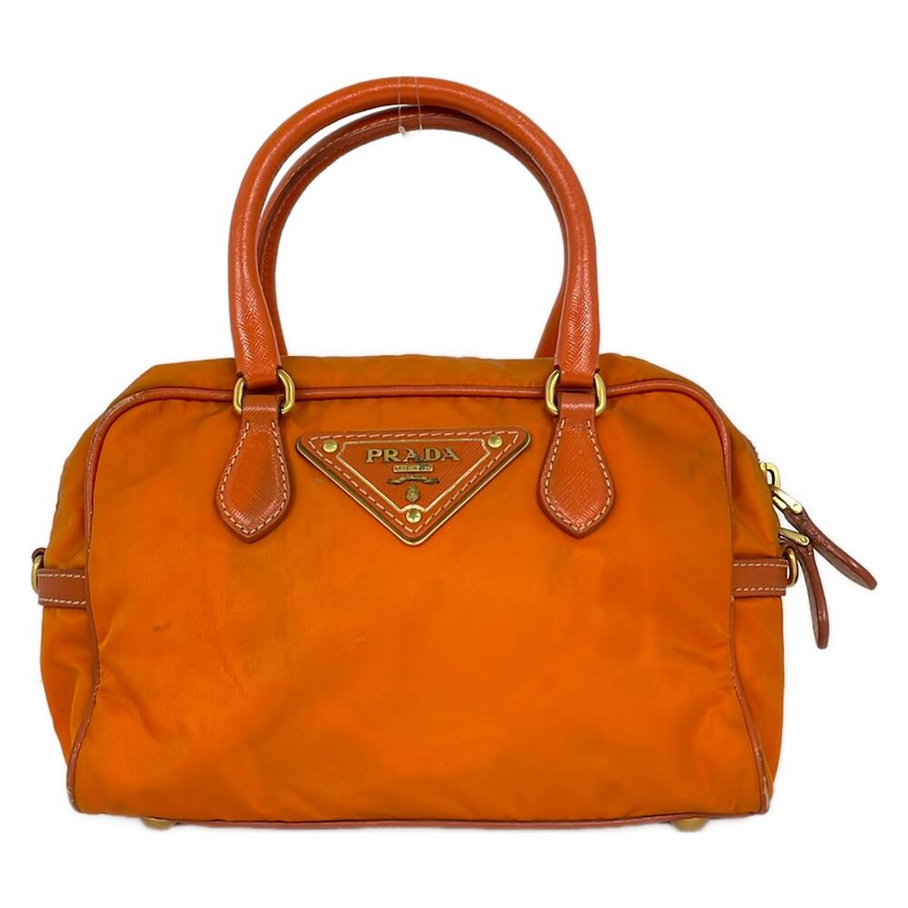 Prada Handbag Nylon Leather